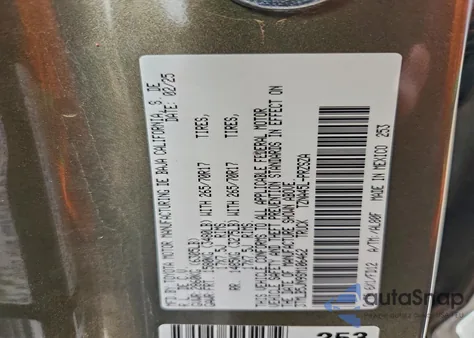 2025 Toyota Tacoma Double Cab z USA, uszkodzony, nr VIN 3TMLB5JN9SM106462